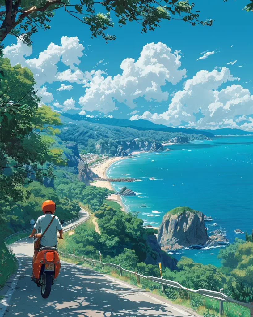 Best Midjourney Prompts for Landscape Anime Style - main image