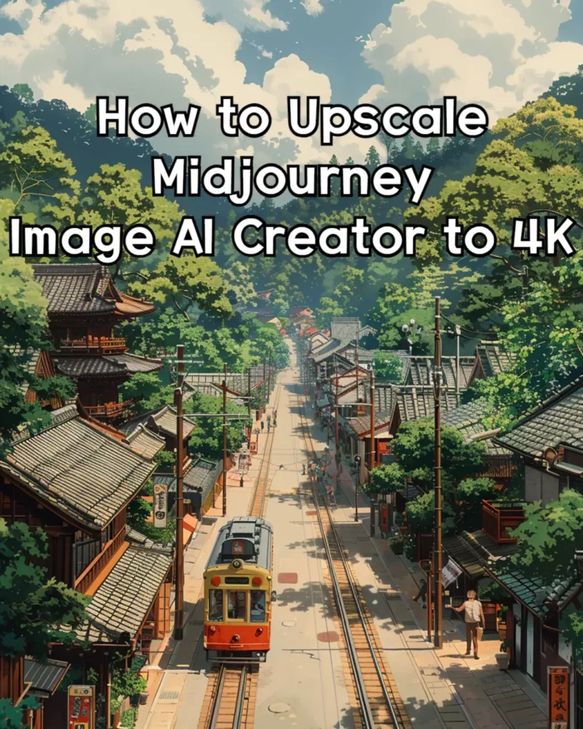 How to Upscale Midjourney Image AI Creator to 4K - main image